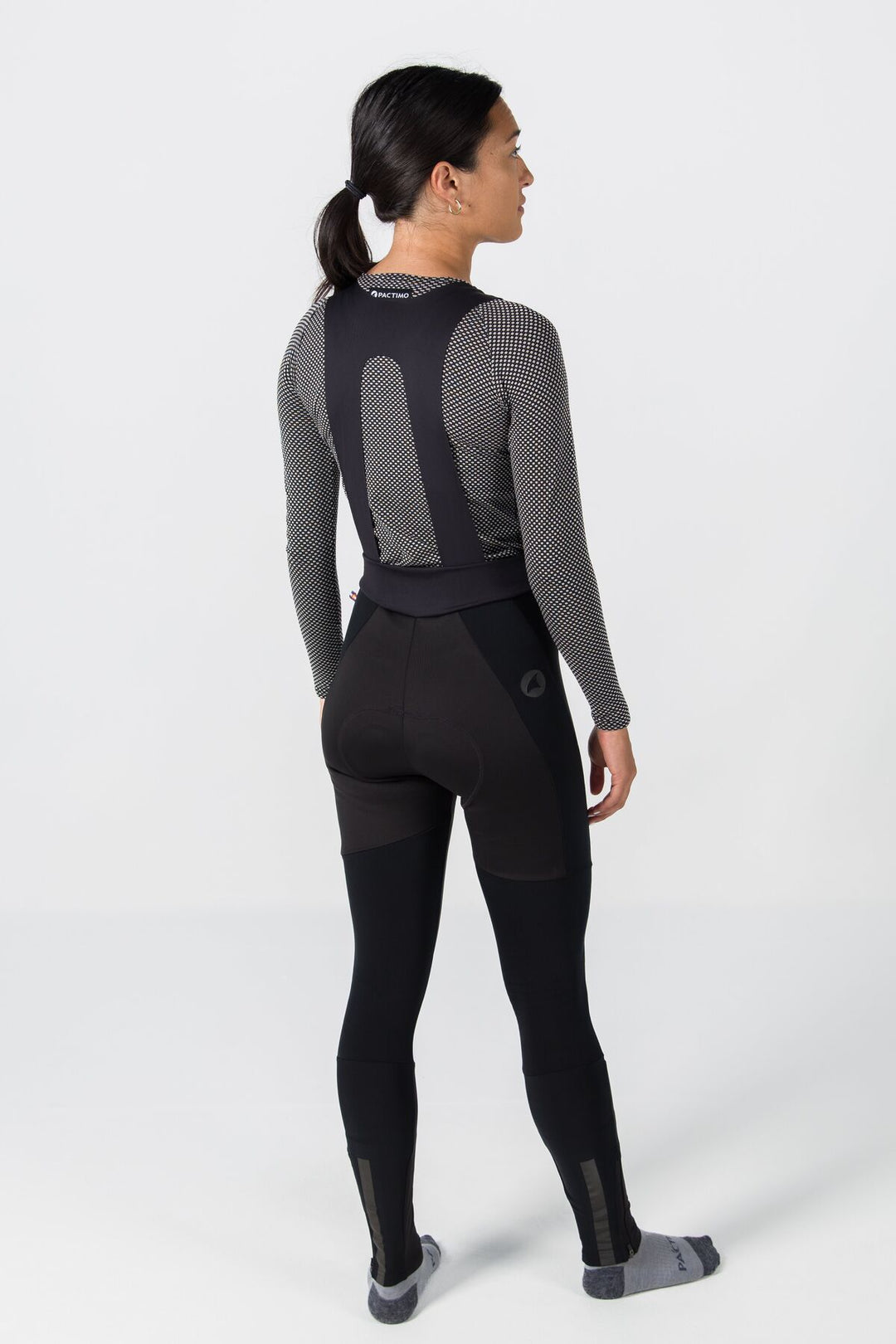 Women's Storm Thermal Cycling Bib Tights - Back View