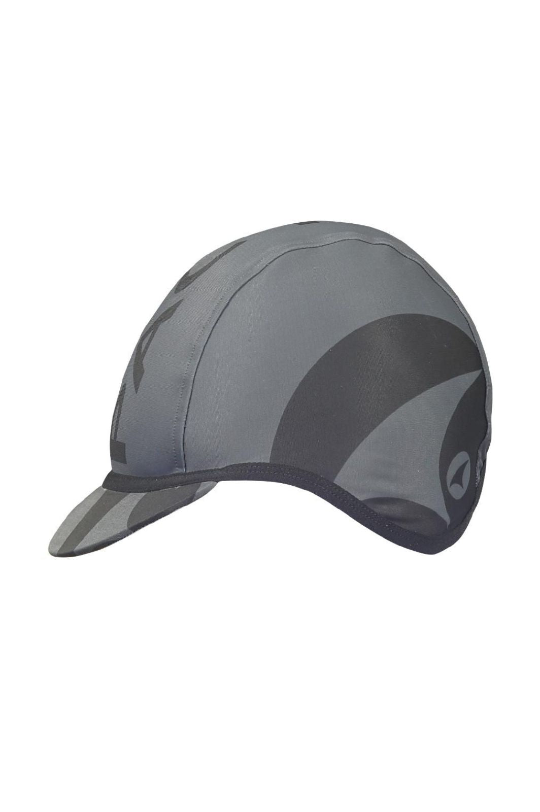 Black/Grey Winter Cycling Cap - Alpine Thermal Left View