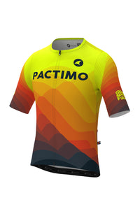 Men's PAC Flyte Cycling Jersey - Daybreak Front View