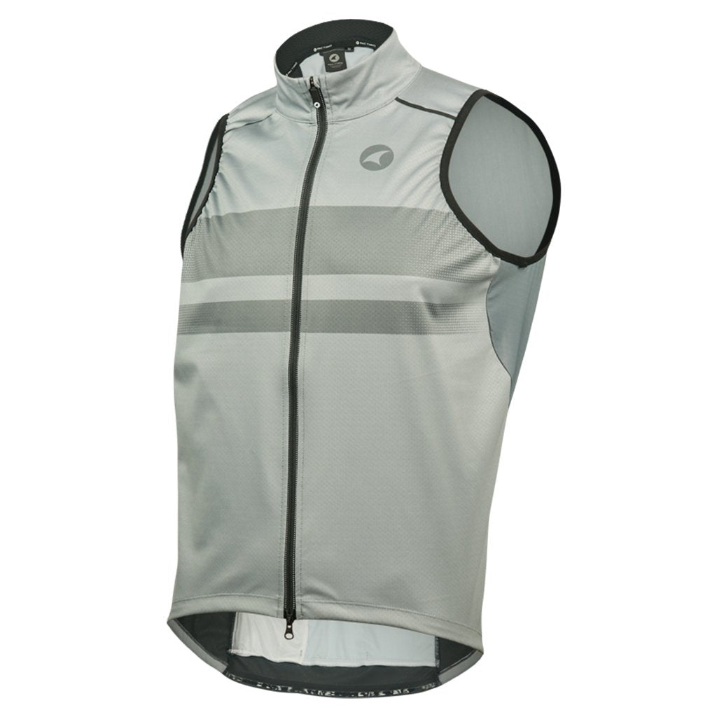 Mens Cycling Vest - Keystone Front View #color_fog-grey