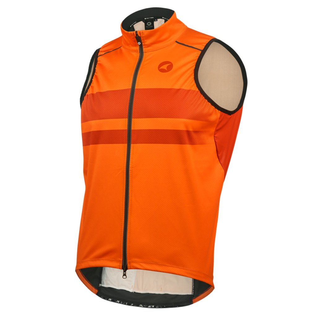 Mens Cycling Vest - Keystone Front View #color_sunset