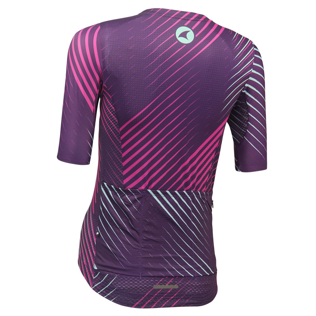 Women's Aero Mesh Cycling Jersey in Shear Design