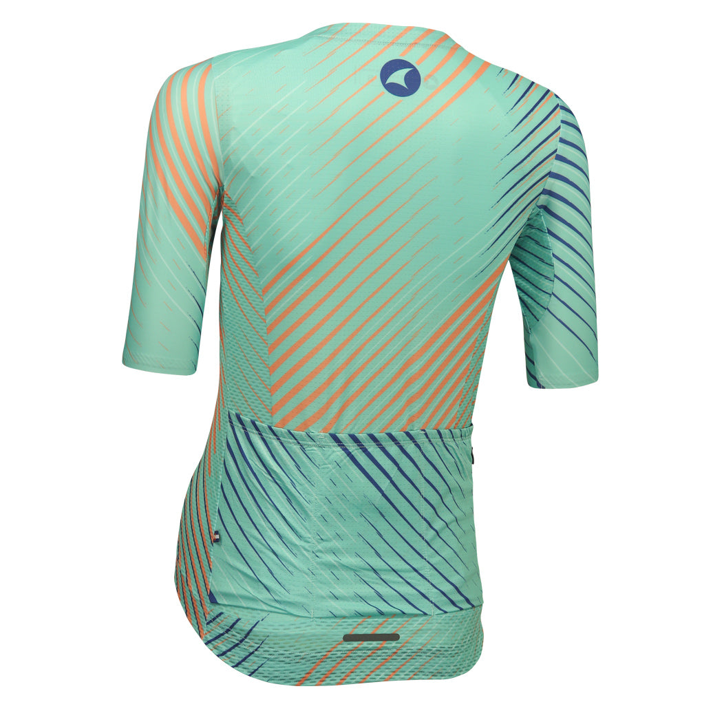 Women's Aero Mesh Cycling Jersey in Shear Design