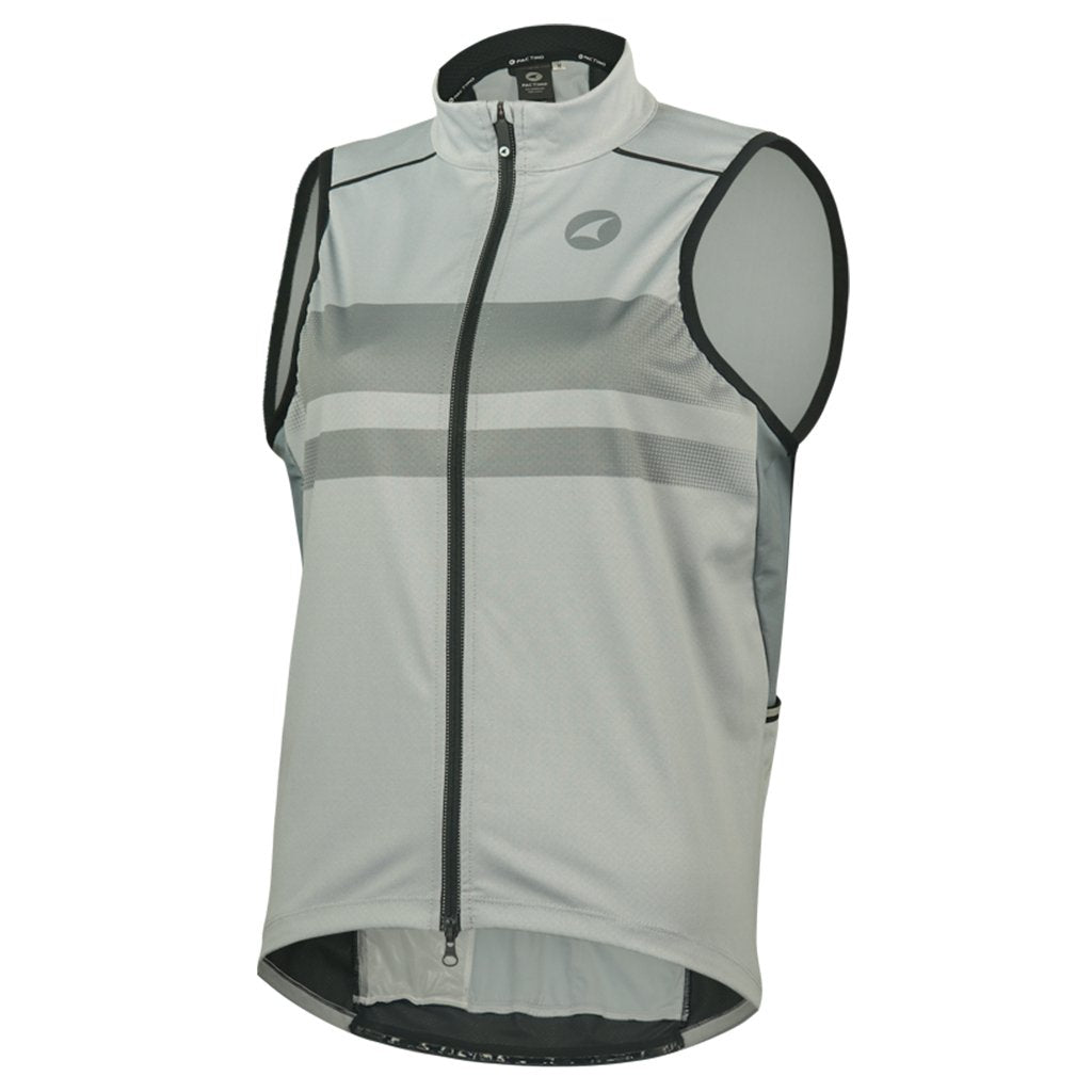 Womens Cycling Vest - Keystone Front View #color_fog-grey