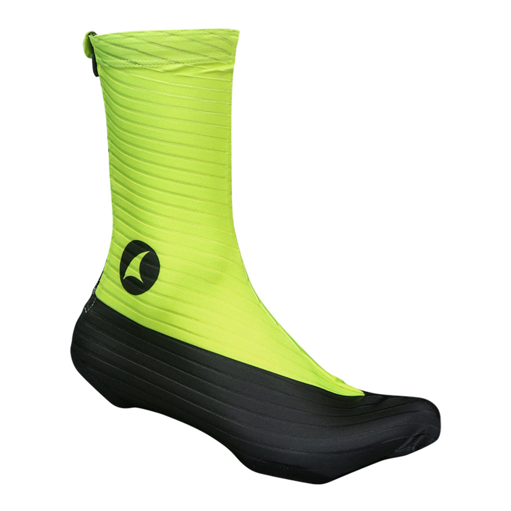 Full Zip Cycling Shoe Covers #color_manic-yellow