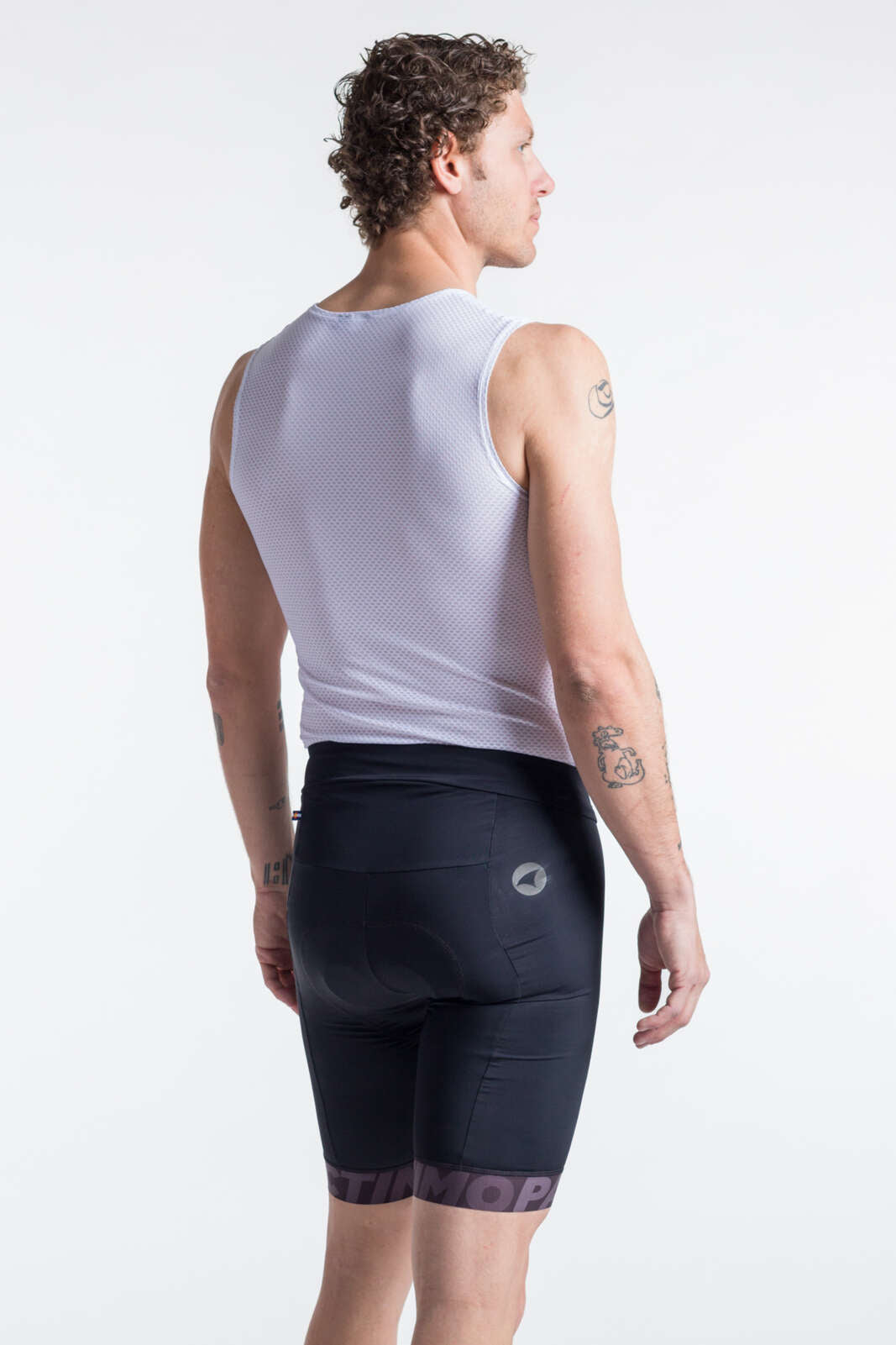 Men's Padded Bike Shorts - Continental Back View
