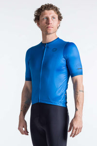 Men's Best Blue Cycling Jersey - Summit Front View