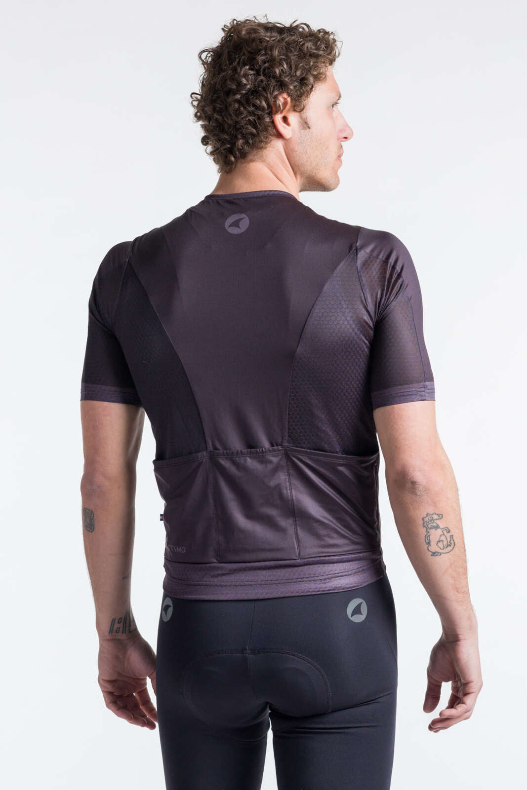 Men's Best Black Cycling Jersey - Summit Back View