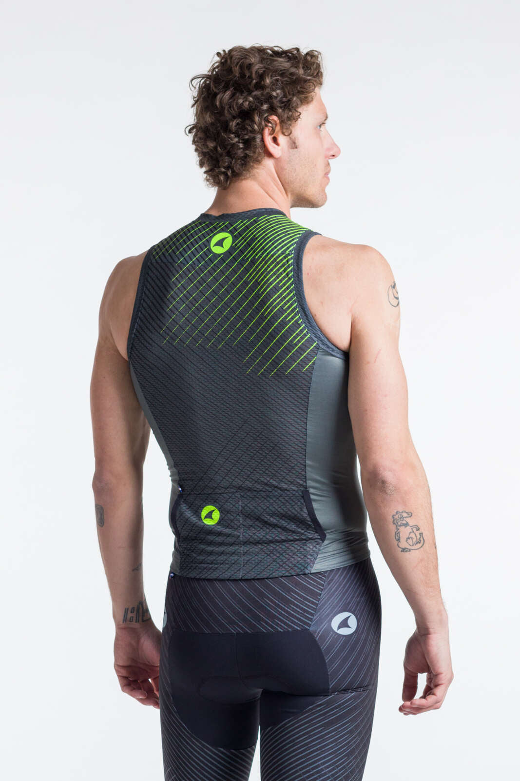 Best Tri Tanks for Men - Black Back View