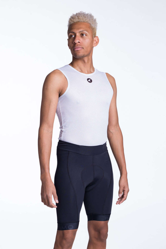 Men s Black Padded Bike Shorts Ascent Vector Pactimo