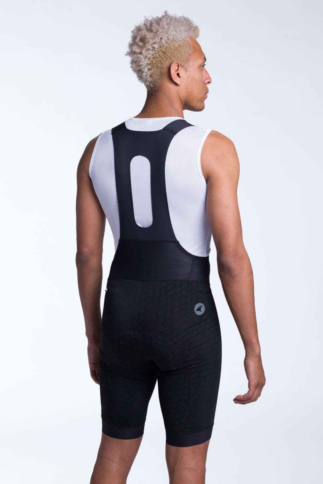 Men's Long Length 12-Hour Cycling Bibs - Summit Stratos Back View