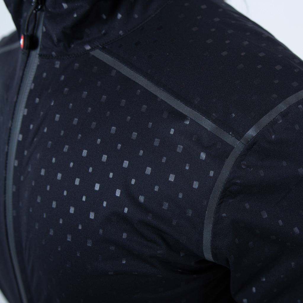 Breathable Waterproof Cycling Jacket For Men Taped Seams #color_black