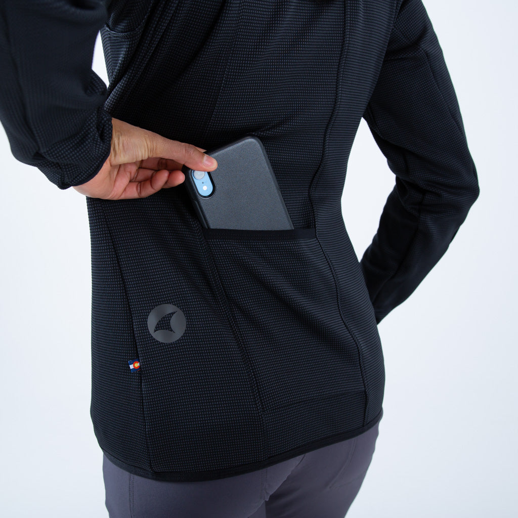 Women's Cycling Track Jacket - Back Pocket