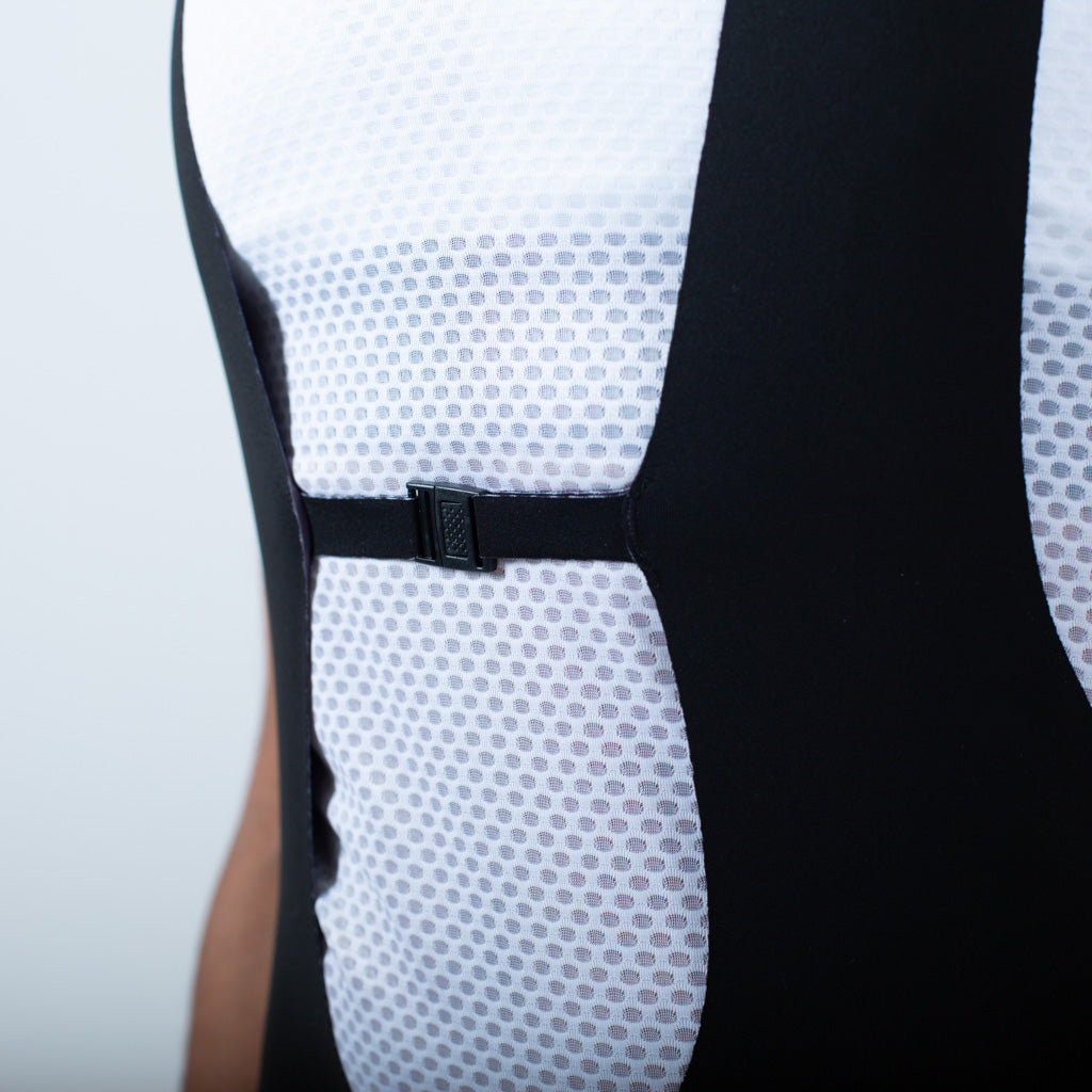 Women's Lightweight Short Sleeve Cycling Base Layer - Fabric Detail #color_white