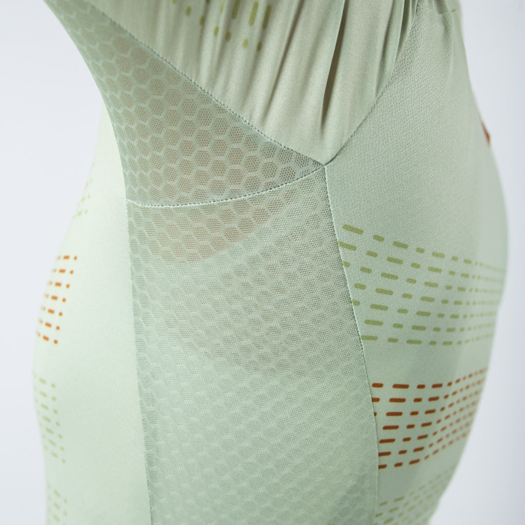 Five Pocket Cycling Jersey for Women - Underarm Mesh Fabric #color_sage