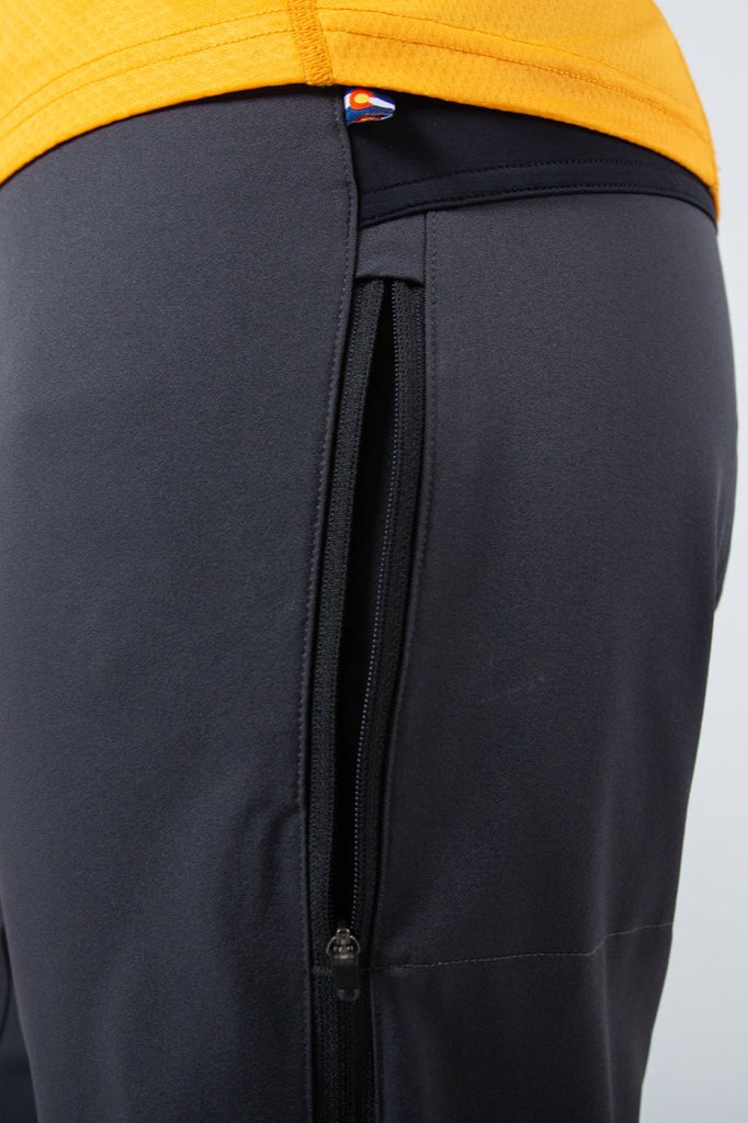 Womens MTB Shorts - Terrain Side Zipper #color_graphite