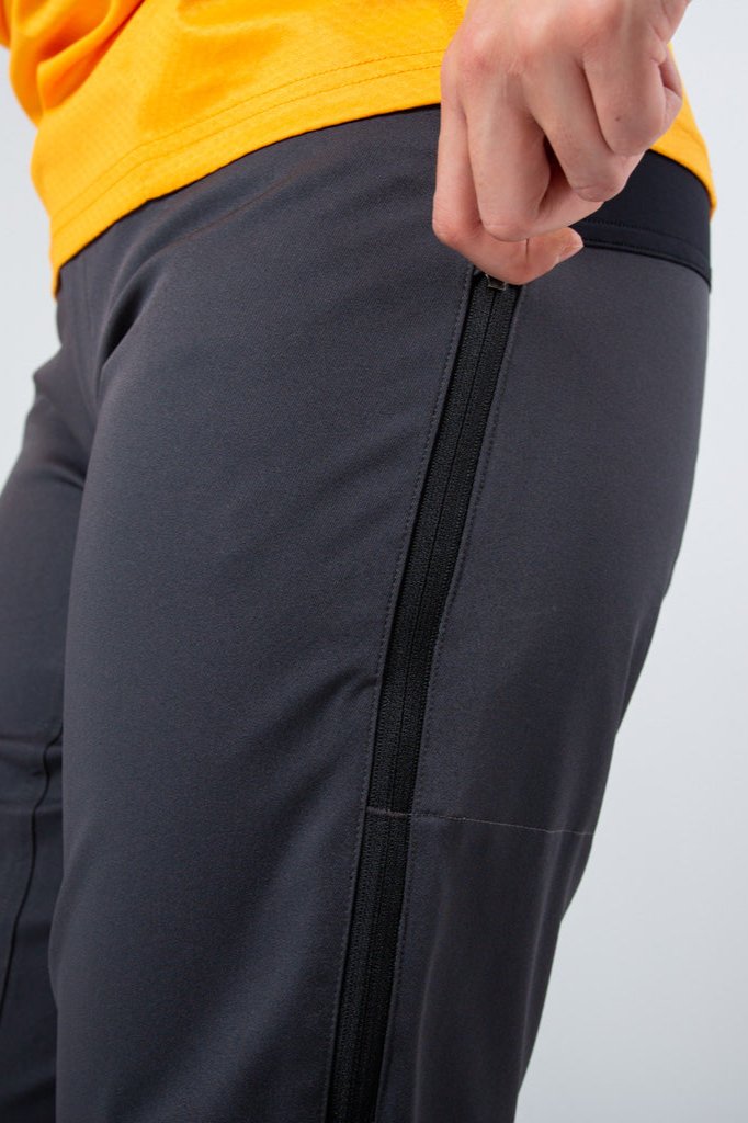 Womens MTB Shorts - Terrain Side Leg Zipper #color_graphite