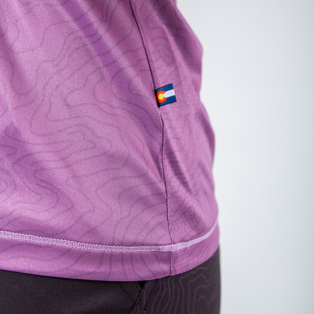 Women's MTB Jersey Apex Short Sleeve - Fabric Detail 