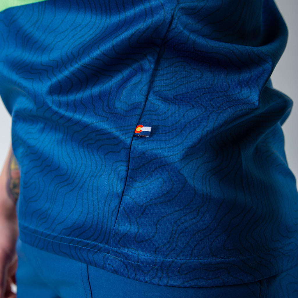 Men's MTB Jersey Apex Short Sleeve - Fabric Detail 