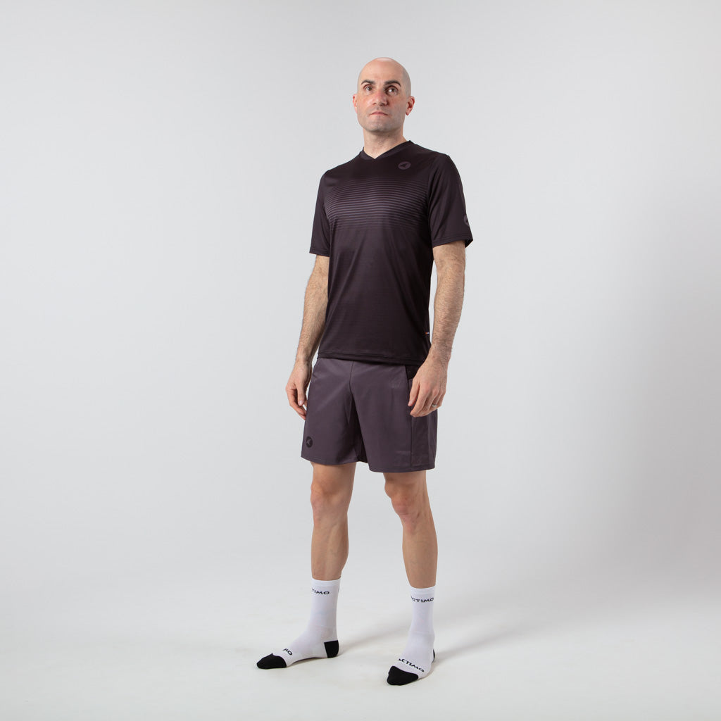 Mens Running Shirt - on body Front View