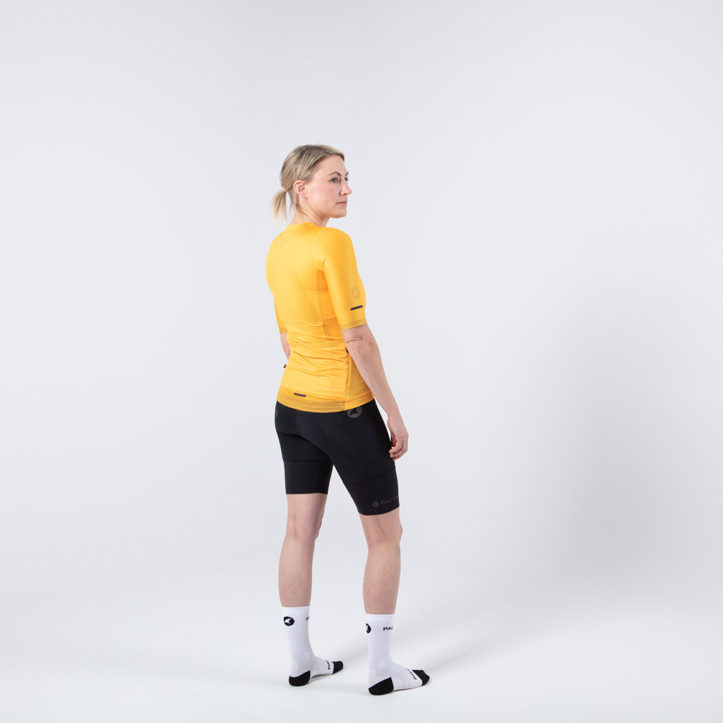 Best Cycling Jerseys for Women On Body Back #color_mango