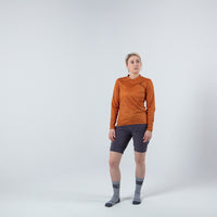 Women's Best Mountain Bike Shorts - on body Front View 