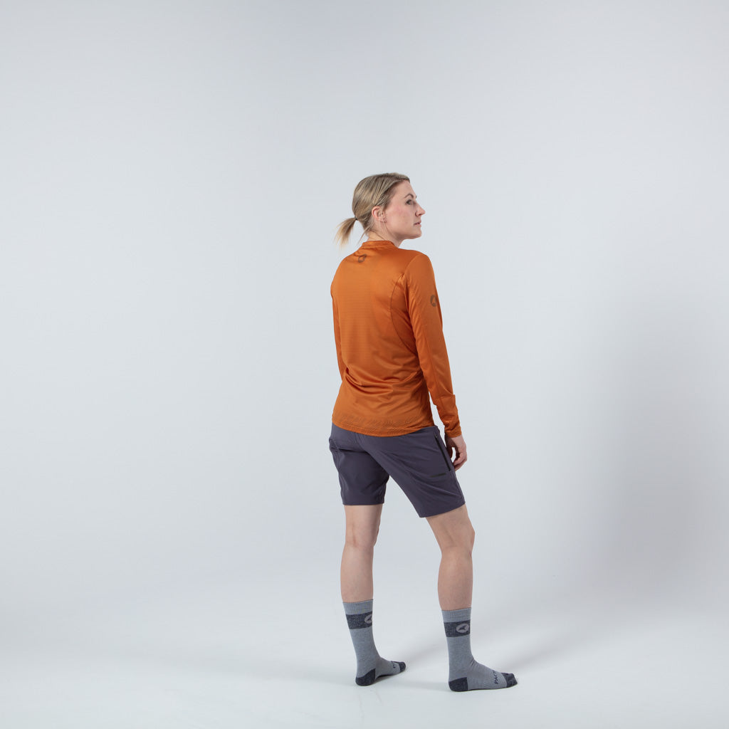Women's Best Mountain Bike Shorts - on body Back View 