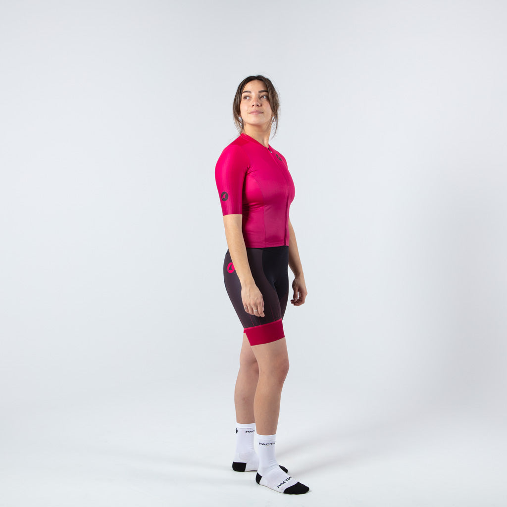 Best Triathlon Tops for Women - on body Right View #color_orchid
