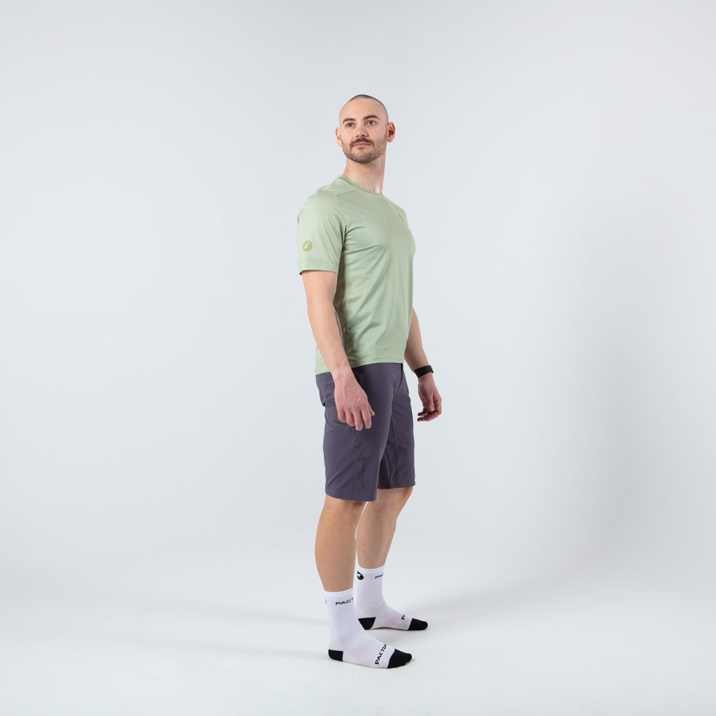 Men's Best Mountain Bike Shorts - on body Right View