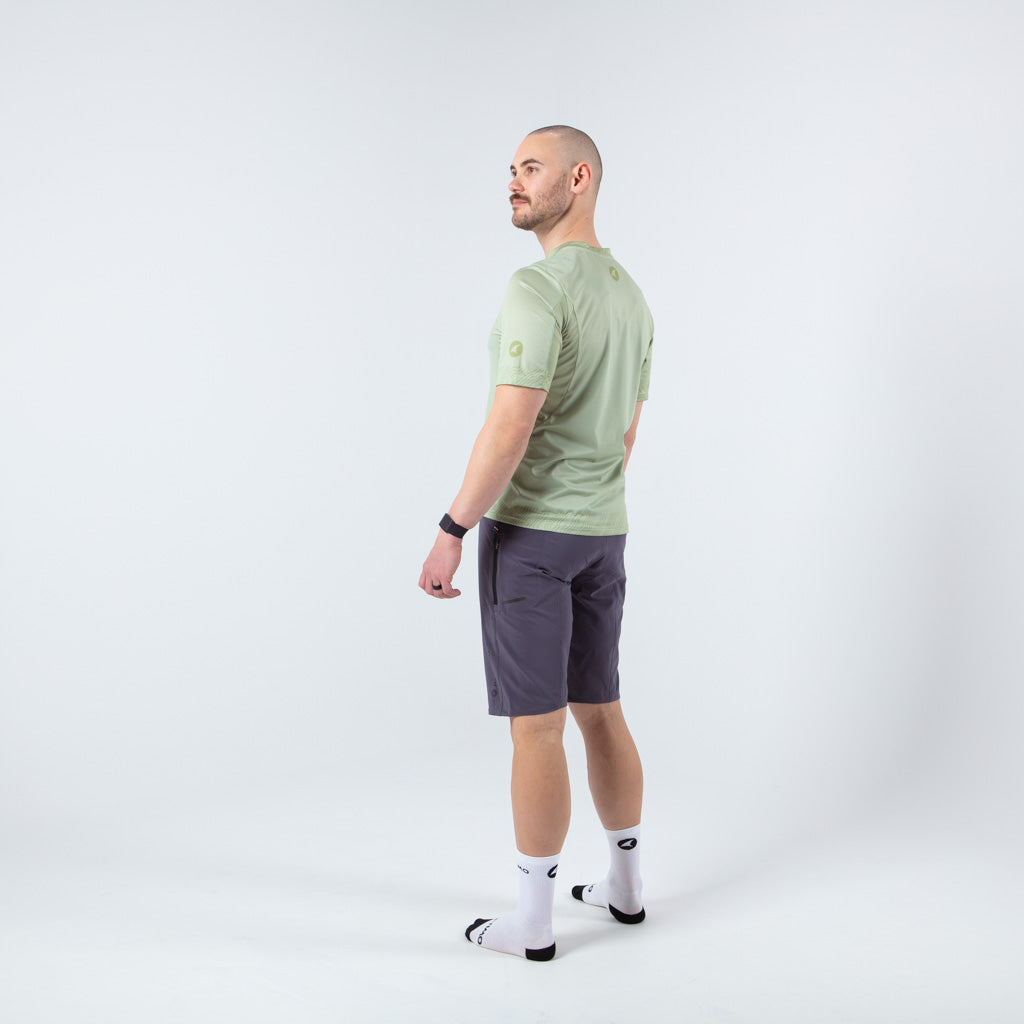 Men's Best Mountain Bike Shorts - on body Left Side View