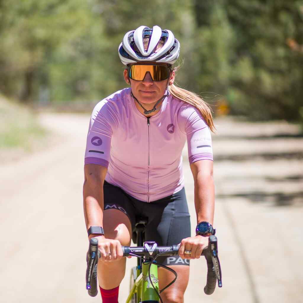 Womens Bike Jersey - On the Road #color_lilac