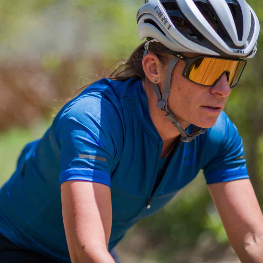 Womens Bike Jersey - On the Bike #color_navy