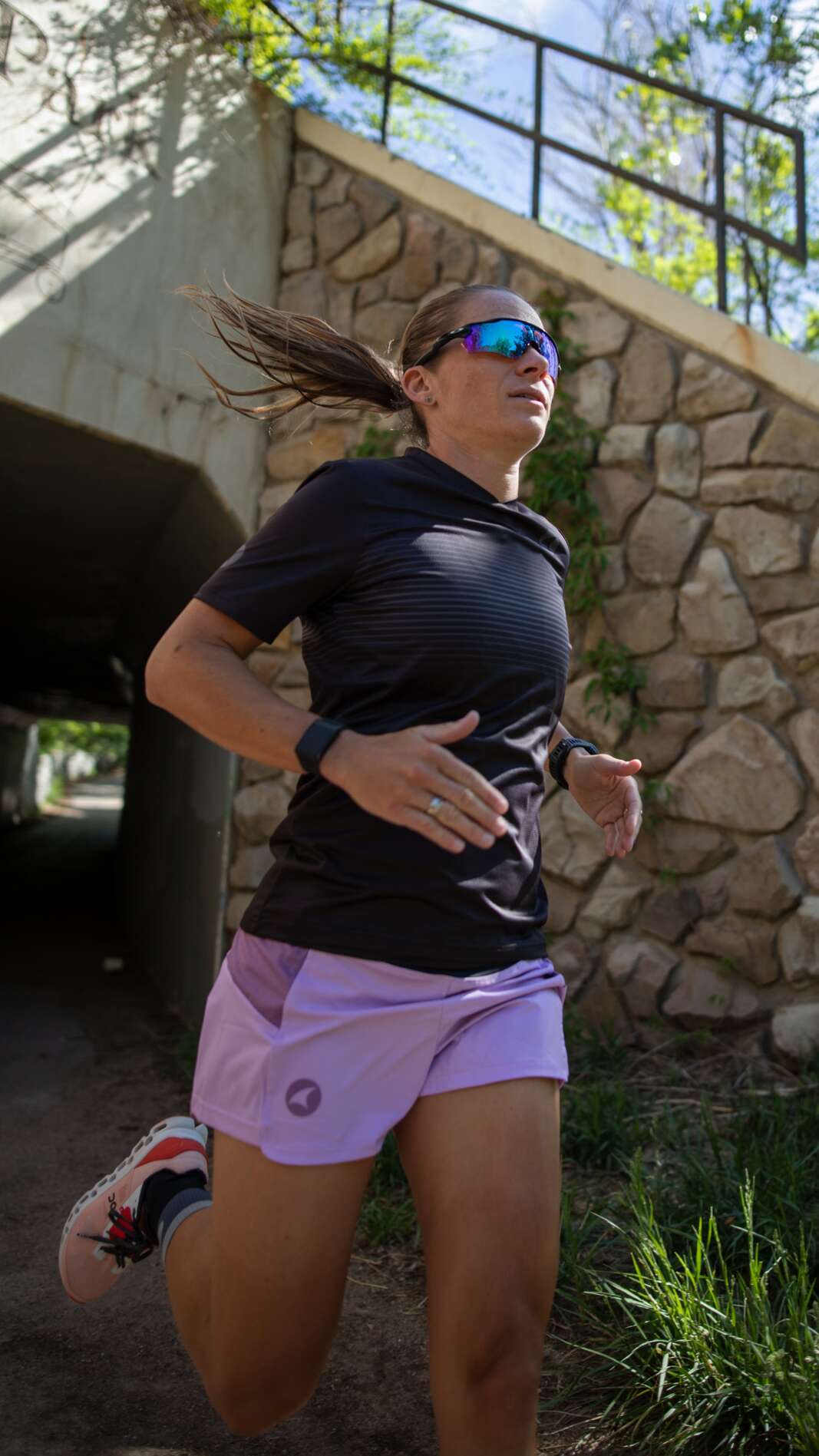 Women's Running Shorts - Lilac