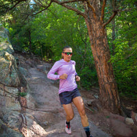 Women's Long Sleeve Running Shirt - On Trail #color_lilac