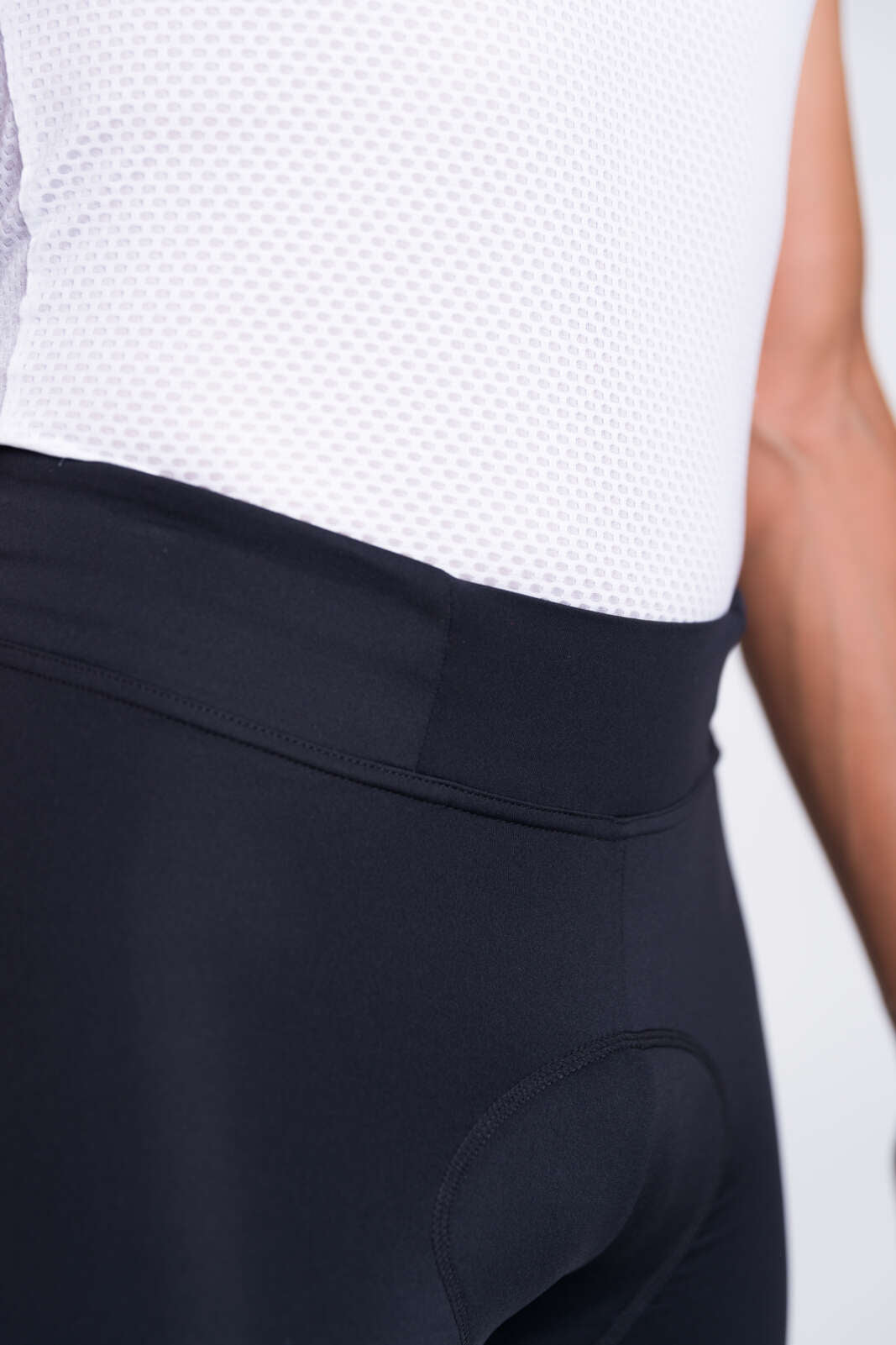 Men's Black Cycling Shorts Raw Edge Cut Pactimo