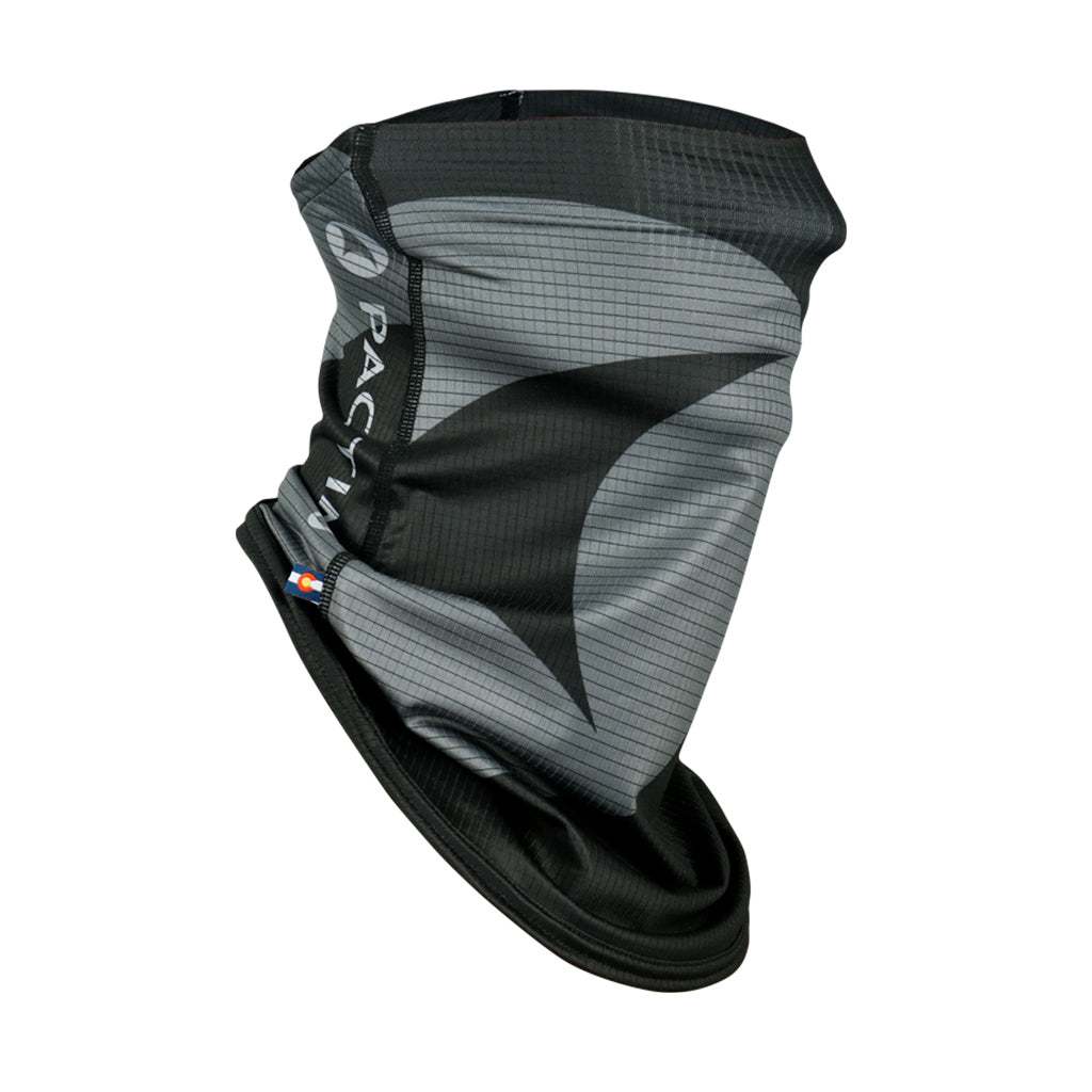 Black Cycling Neck Gaiter - Side View #color_black