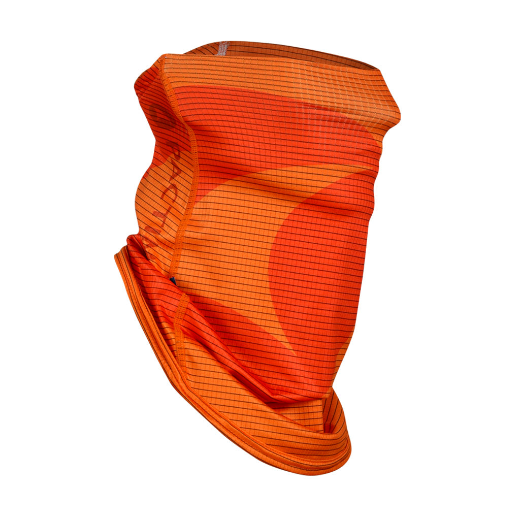 Bright Orange Cycling Neck Gaiter - Side View #color_sunset
