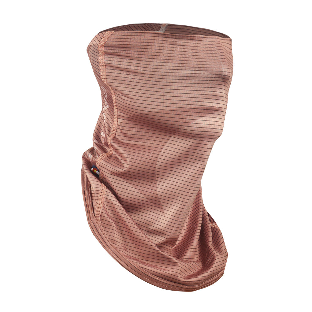 Rose Green Cycling Neck Gaiter - Side View #color_dusty-burgundy
