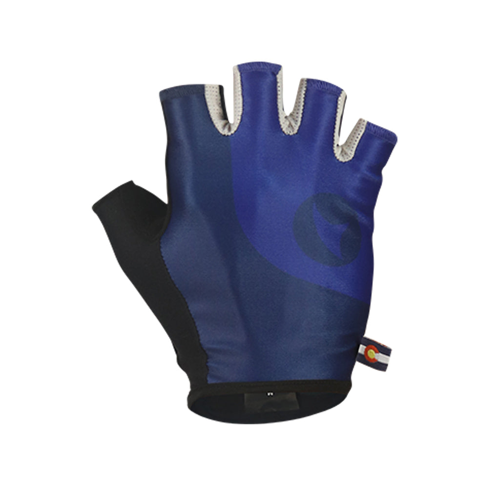 Short Finger Bike Gloves  #color_navy