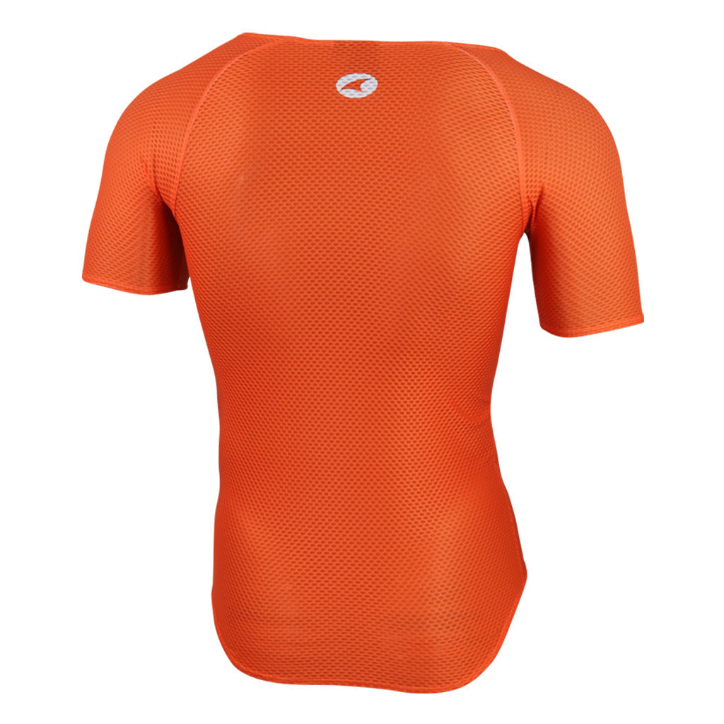 Warm Red Zero Weight Base Layer for Men - Back View