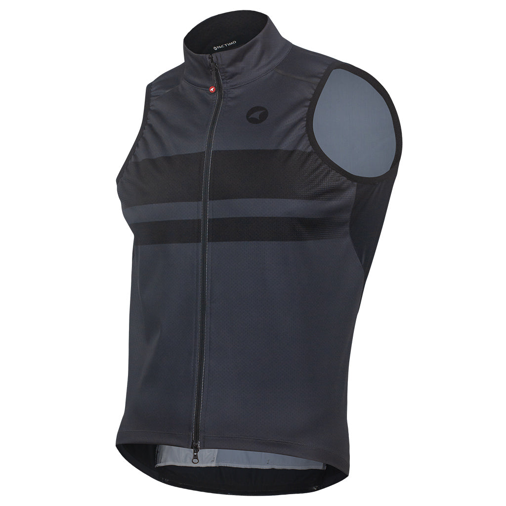 Mens Cycling Vest - Keystone Front View #color_black