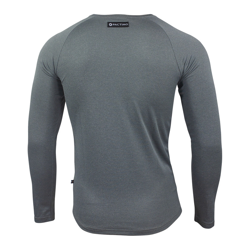 Men's Wool Cycling Base Layer - Long Sleeve Back View