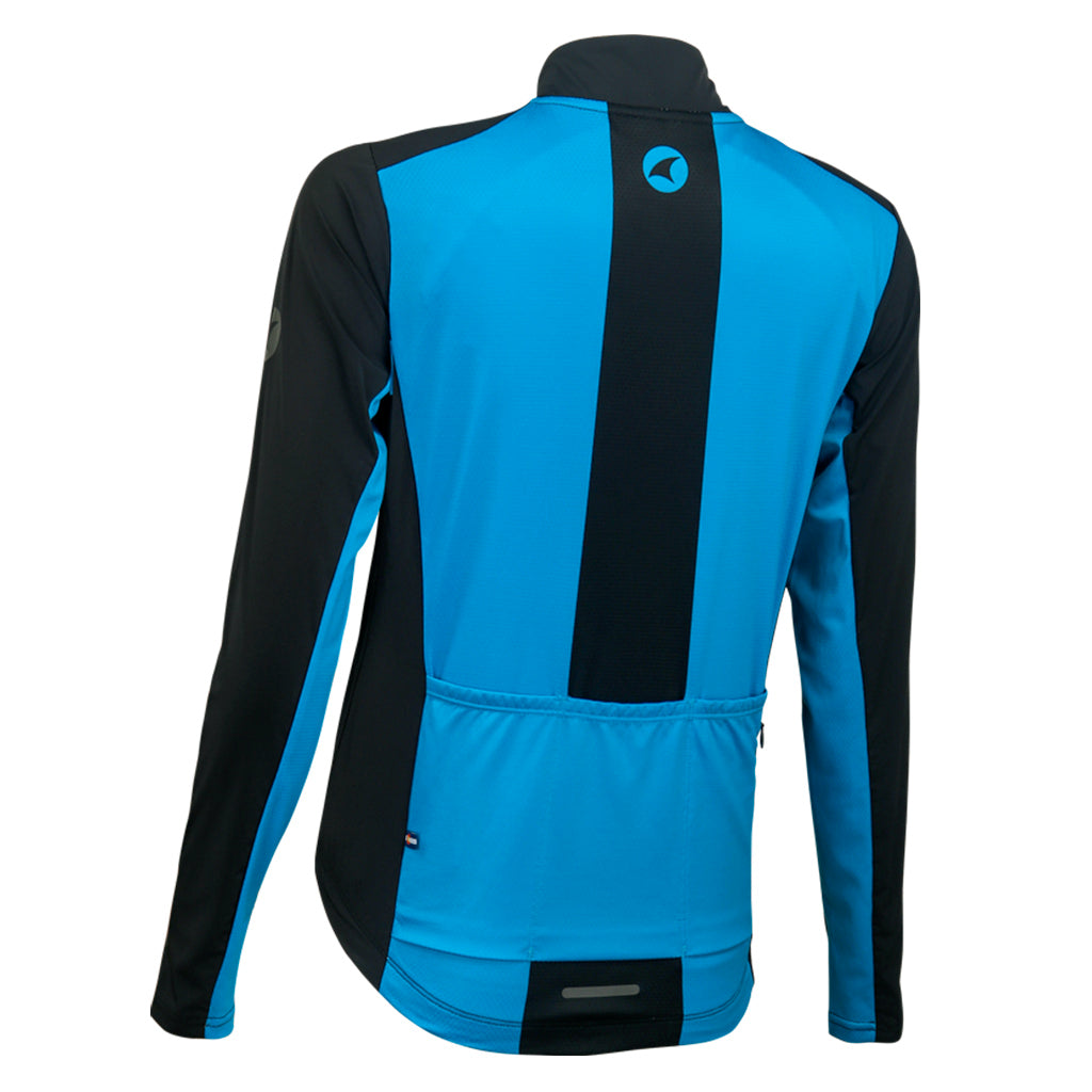 Wind-blocking Cycling Jersey for Women #color_glacial-blue