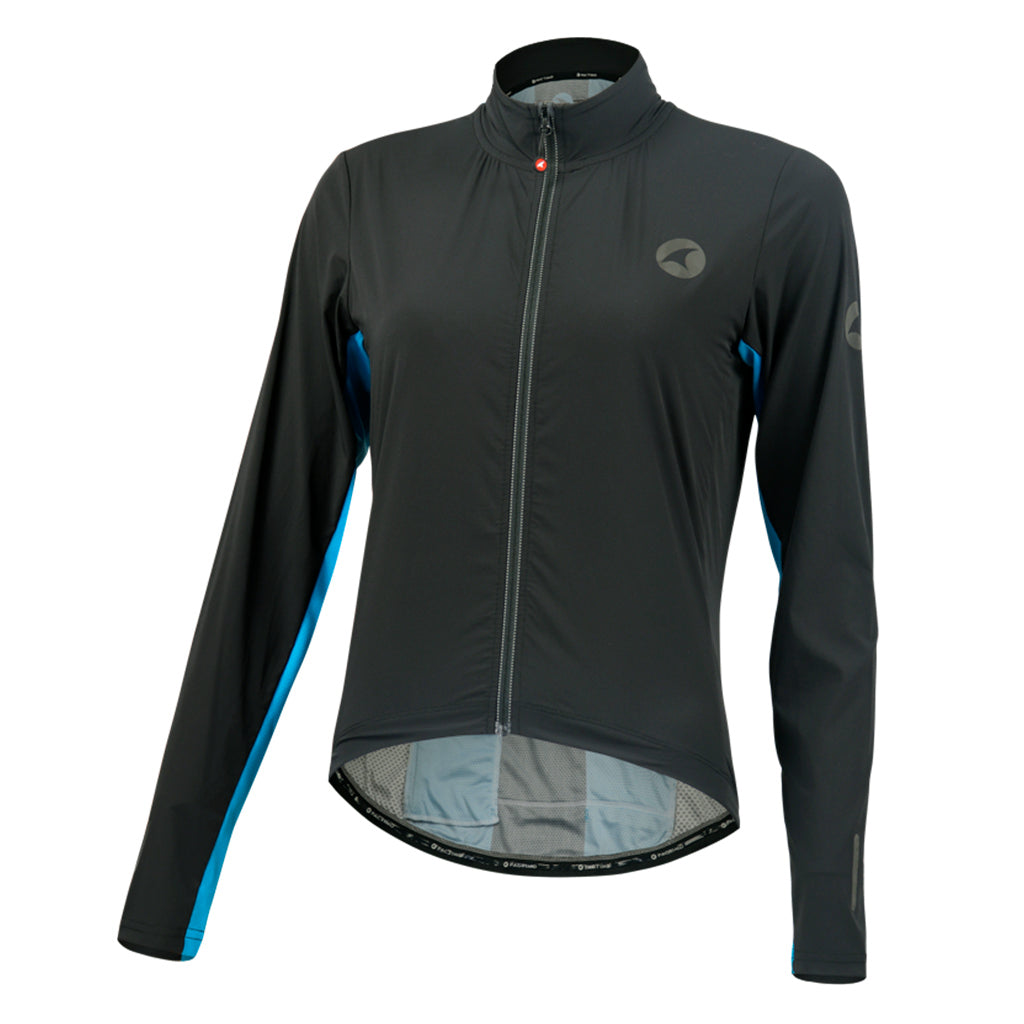 Wind-blocking Cycling Jersey for Women #color_glacial-blue
