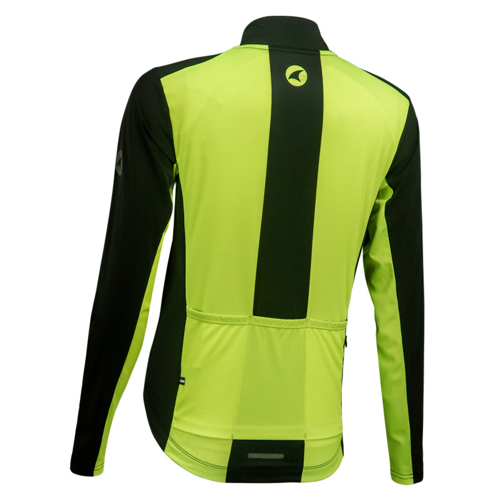 Wind-blocking Cycling Jersey for Women #color_manic-yellow