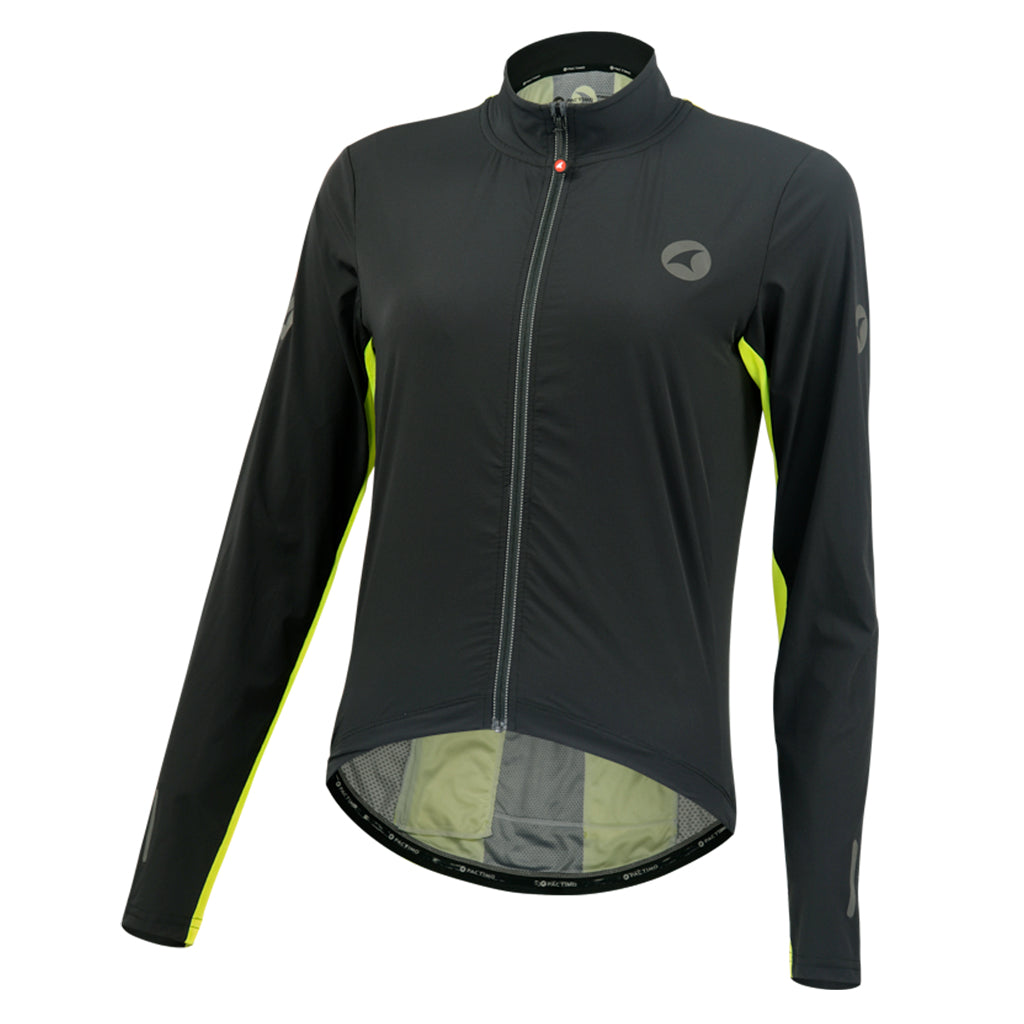 Wind-blocking Cycling Jersey for Women #color_manic-yellow
