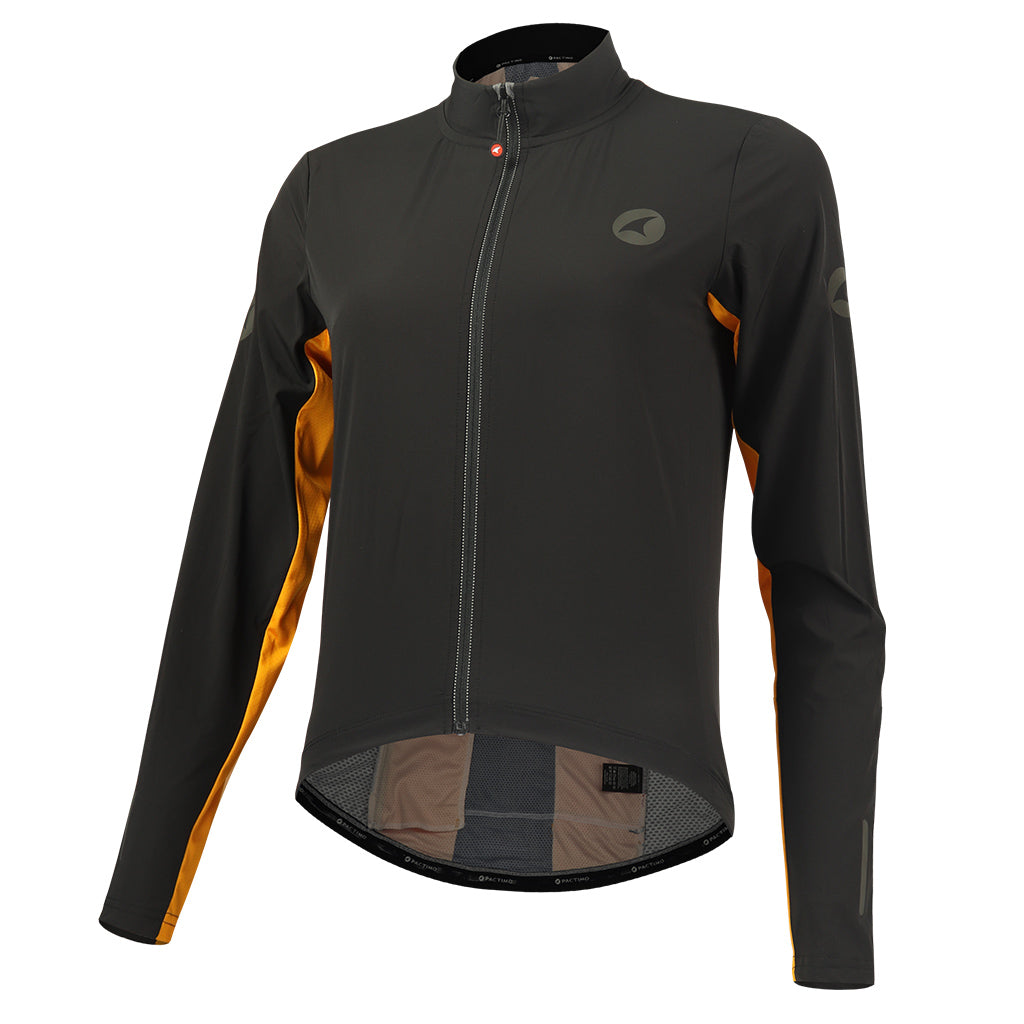 Wind-blocking Cycling Jersey for Women #color_vibrant-orange