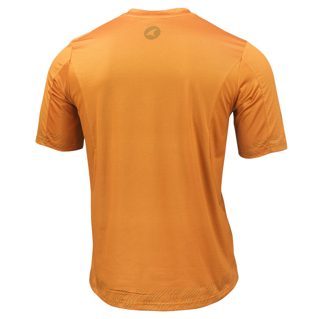 Best MTB Jersey for Men - Back View #color_rust