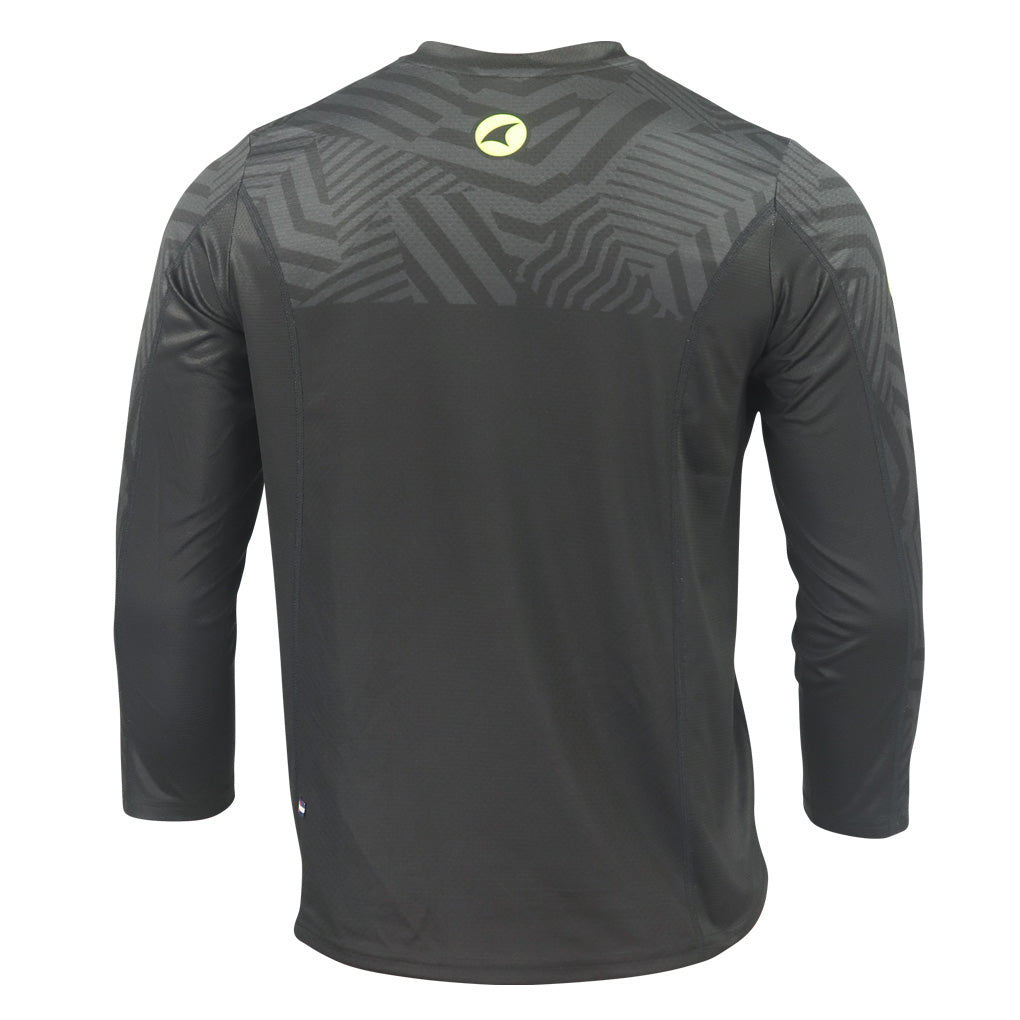 Mens Mountain Bike Jersey - Back View Terrain #color_black