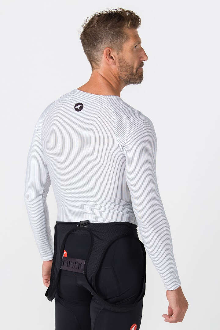 Men's Long Sleeve Cycling Base Layer - Back View